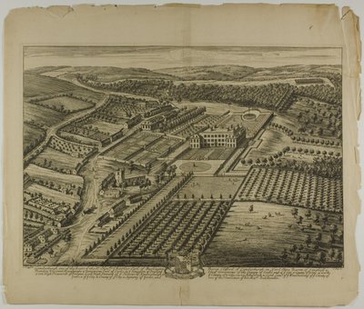 Londres, placa 31 da Illustrated Britannia de Johannes Kip