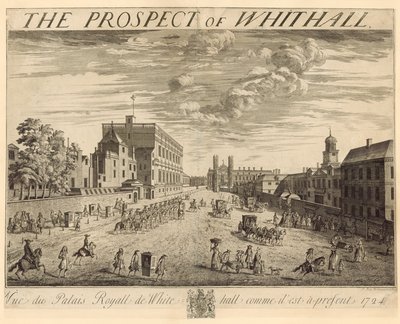 O Plano de Whitehall, 1724 de Johannes Kip