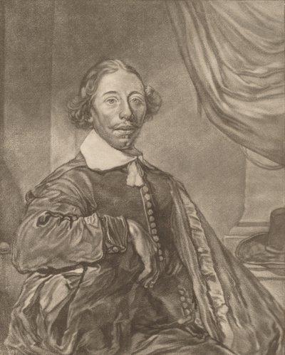 Retrato de um homem sentado, 1771. de Johannes Kornlein