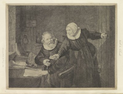 Retrato do construtor naval Jan Rijcksen e sua esposa
Recueil de quatre-vingt-cinq estampes originales (título da série) de Johannes Pieter de Frey