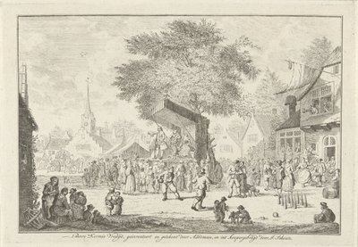 Feira do Agricultor na Aldeia, cerca de 1750 Farmer