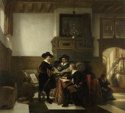 Os mestres do aço do Salão Leiden Saai de Johannes Stroebel