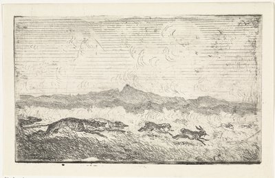 Caça à lebre de Johannes Tavenraat