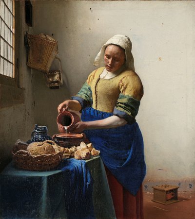 A Milkmaid de Johannes Vermeer