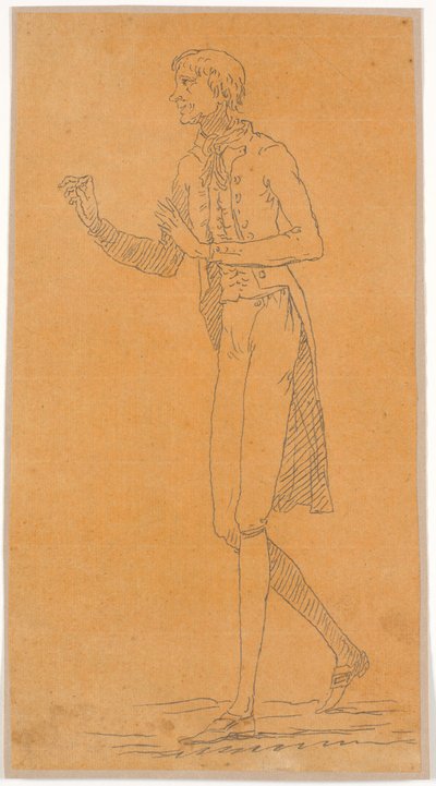 Retrato de Abildgaard? Lima de Johannes Wiedewelt