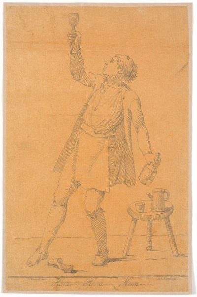 Retrato de Jens Juel? Lima de Johannes Wiedewelt