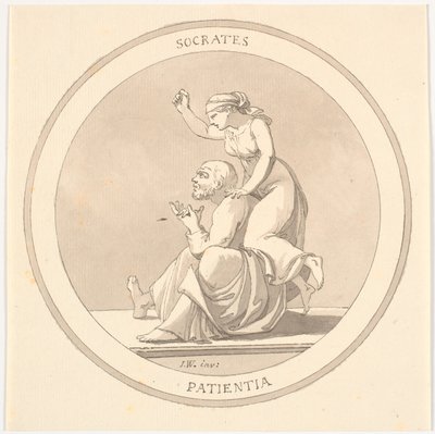 "SÓCRATES / PACIÊNCIA" de Johannes Wiedewelt