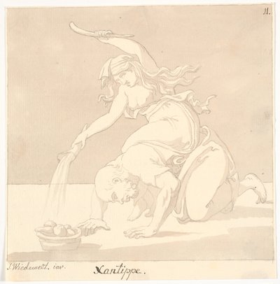 "Xantipe" de Johannes Wiedewelt