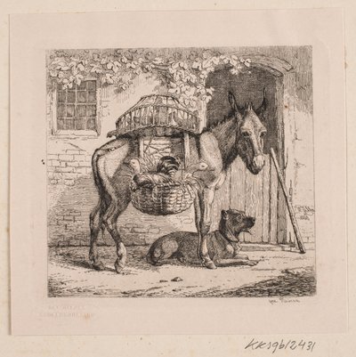 O burro do vendedor de galinhas de Johannes Wilhelm Zillen