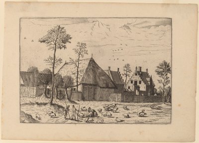 Galpão com Chalé de Johannes and Lucas van Doetechum after Master of the Small Landscapes