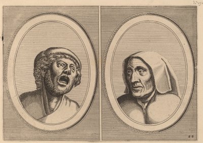 "Hansje Singh em Veldt" e "Blaeuwe Aecht" de Johannes and Lucas van Doetechum after Pieter Bruegel the Elder