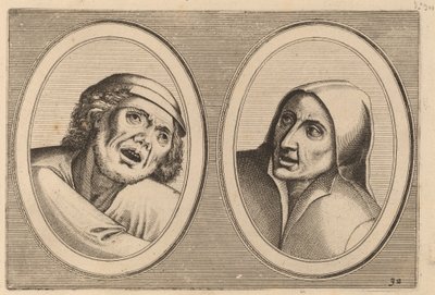 "Harme Snap-op" e "Keursje-sonder-naed" de Johannes and Lucas van Doetechum after Pieter Bruegel the Elder