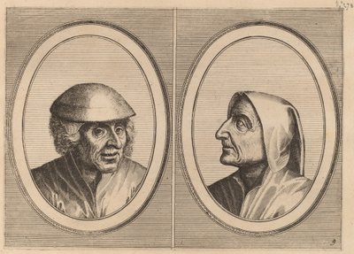 "Kees Geldt-sack" e "Kaarighe Truy" de Johannes and Lucas van Doetechum after Pieter Bruegel the Elder