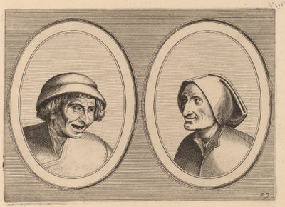 "Keesje Licht-hart" e "Verblinde Swaen" de Johannes and Lucas van Doetechum after Pieter Bruegel the Elder