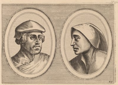 "Sincero Lammert" e "Deughdighe Geertruyd" de Johannes and Lucas van Doetechum after Pieter Bruegel the Elder
