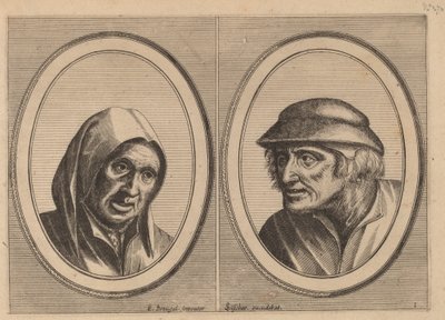 "Susanna Smuls" e "Leuye Joost" de Johannes and Lucas van Doetechum after Pieter Bruegel the Elder