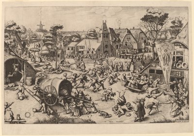 A Festa de São Jorge de Johannes and Lucas van Doetechum after Pieter Bruegel the Elder