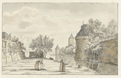 Vista da torre Plompetoren em Utrecht de Johannes de Bosch