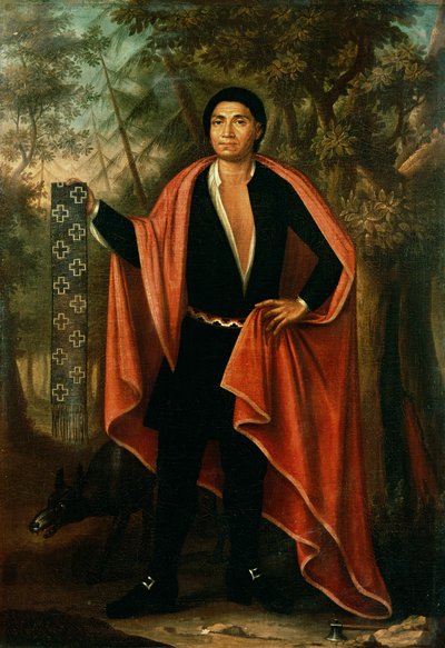 Tac Ye Neen Ho Gar Ton, Imperador das Seis Nações, 1710 de Johannes or Jan Verelst