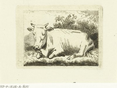 Vaca reclinada de Johannes van Cuylenburgh
