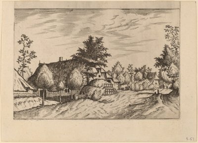 Rua da Vila de Johannes van Doetechum, the Elder and Lucas