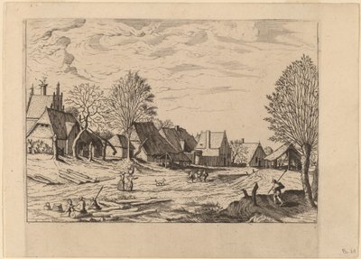 Rua da Vila de Johannes van Doetechum, the Elder and Lucas