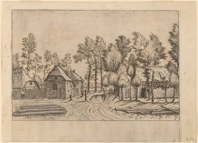 Rua da Vila de Johannes van Doetechum, the Elder and Lucas