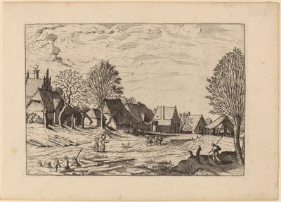 Rua da Vila de Johannes van Doetechum, the Elder and Lucas