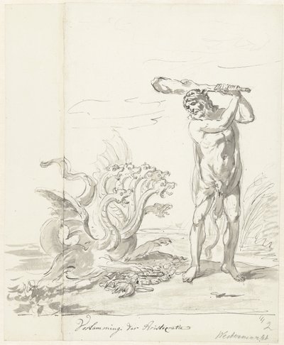 Destruição da Aristocracia, decoração sobre o Westermarkt, 1795
Destruição da Aristocracia (título sobre o objecto) de Johannes van Dregt (rejected attribution)