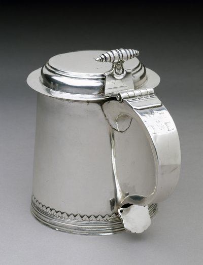 Tankard, c. 1692-1734 (prata) de Johannis Nys