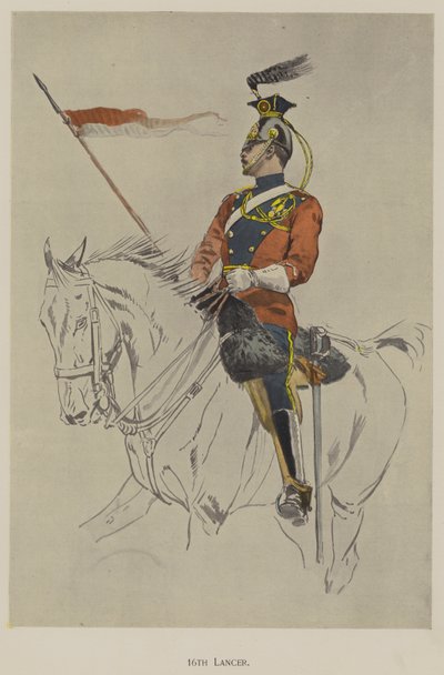 16º Lancer (cor litho) de John (after) Charlton