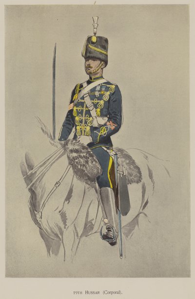 19º Hussar, Cabo (cor litho) de John (after) Charlton