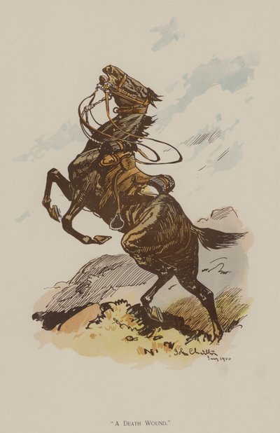 Uma Ferida de Morte (cor litho) de John (after) Charlton