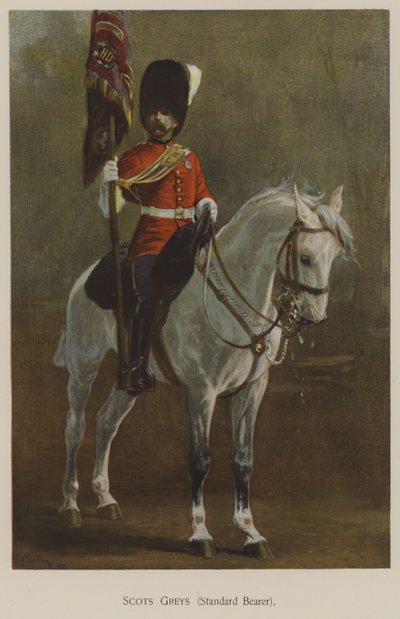 Cinzento Escocês, Portador Standard (cor litho) de John (after) Charlton