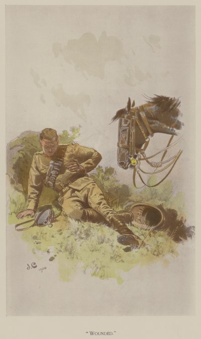 Ferido (cor litho) de John (after) Charlton