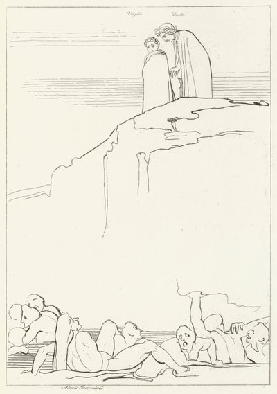 Malebolge, Inferno, Canto 18 (gravura) de John (after) Flaxman
