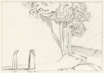 Região de Intemperança, Purgatório, Canto 22 (gravura) de John (after) Flaxman