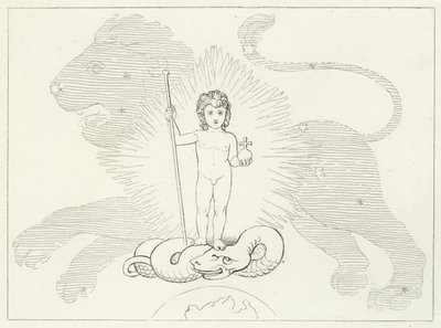 The Infant Saviour, Paradise, Canto 16 (gravura) de John (after) Flaxman