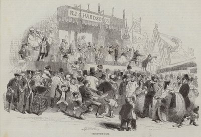 Feira Greenwich (gravura) de John (after) Gilbert