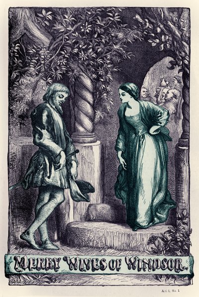 Merry Wives of Windsor de John (after) Gilbert