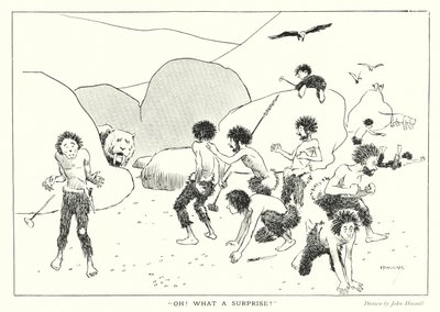 Cenas primitivas: "Oh! Que Surpresa!" (litografia) de John (after) Hassall
