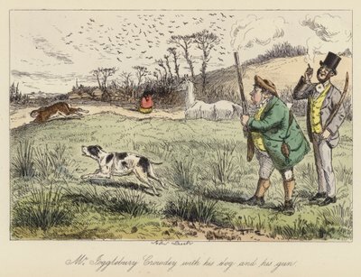Ilustração de John Leech para Mr Sponge