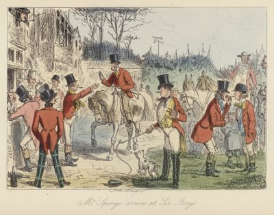Ilustração de John Leech para Mr Sponge