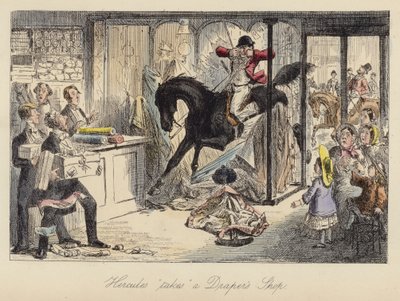 Ilustração de John Leech para Mr Sponge