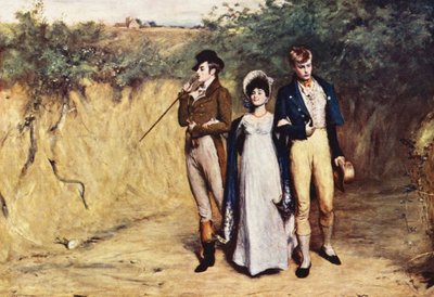 Two Strings to her Bow (litografia a cores) de John (after) Pettie