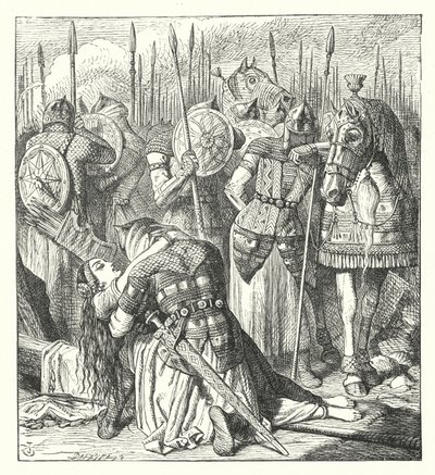 Uma incursão tártara (gravação) de John (after) Tenniel