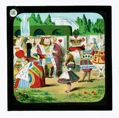 Alice no País das Maravilhas, Cor da Lanterna Slides (slide da lanterna) de John (after) Tenniel