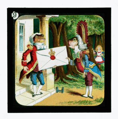Alice no País das Maravilhas, Cor da Lanterna Slides (slide da lanterna) de John (after) Tenniel