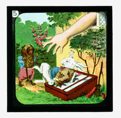 Alice no País das Maravilhas, Cor da Lanterna Slides (slide da lanterna) de John (after) Tenniel