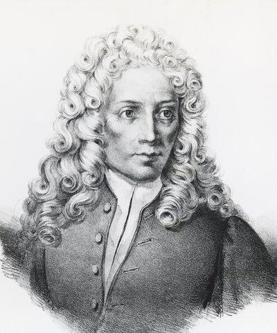 Retrato de Francesco Torti (1658-1741), anatomista e médico italiano de Walter Charles Mills